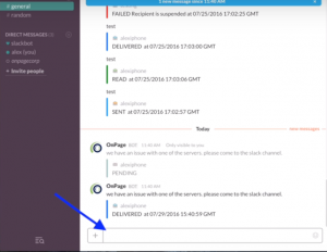High priority conversation in slack