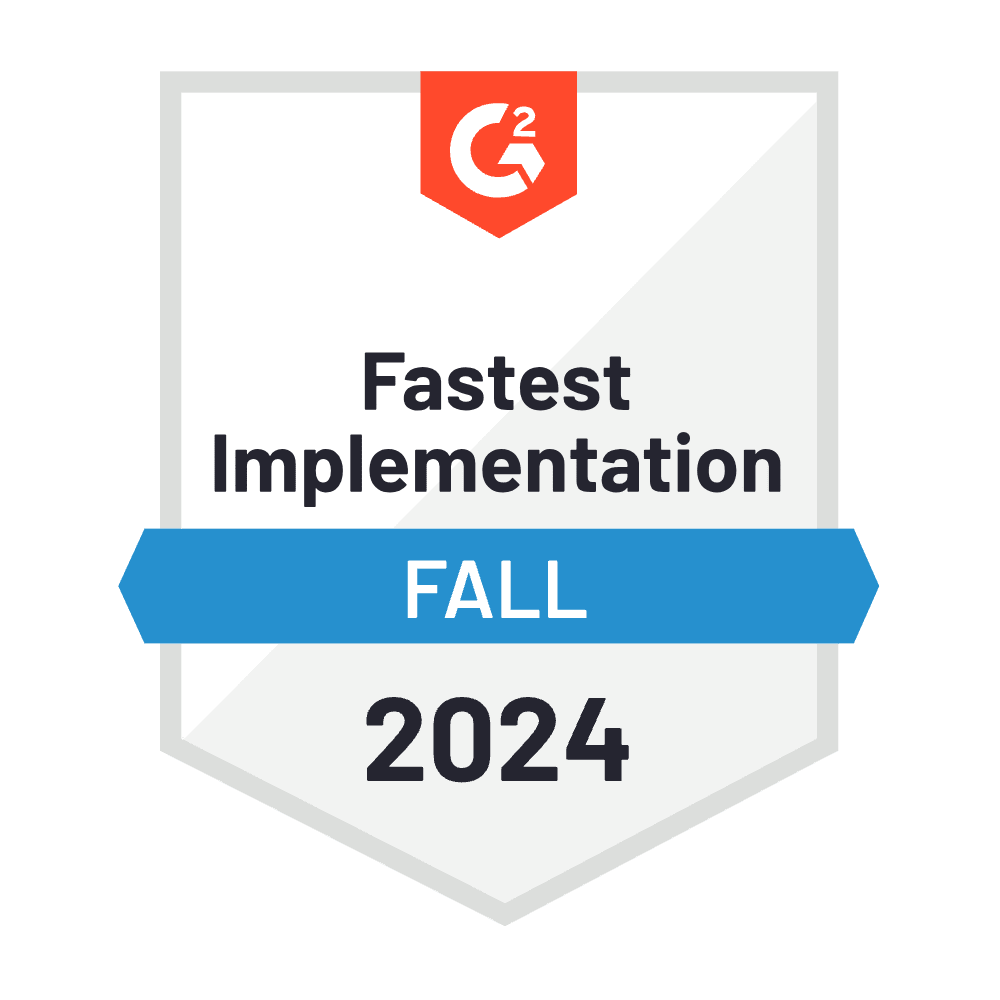 G2 - Fastest Implementation Fall 2024