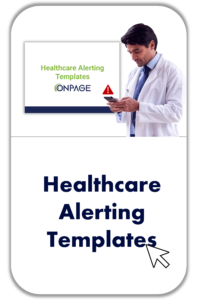 healthcare alerting templates